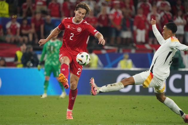 National team, football, UEFA Euro2024, Euro 2024, Dortmund, Germany Denmark Joachim Andersen, Denmark, Jamal Musiala
