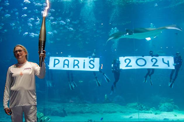Paris 2024, the Olympics, the torch relay in Calais and Boulogne-sur-mer