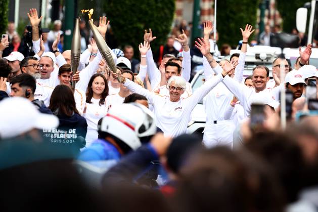 Paris 2024, Olympics, torch relay in Lens