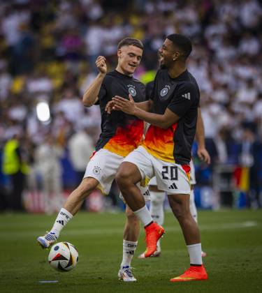 Dortmund, Germany 29th Jun 2024 Florian Wirtz DFB Benjamin Henrichs DFB Germany Denmark Germany Denmark 29 06 2024
