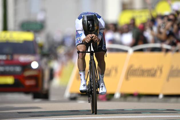 Cycling, Tour de France, 7th stage, Remco Evenepoel wins first individual time trial