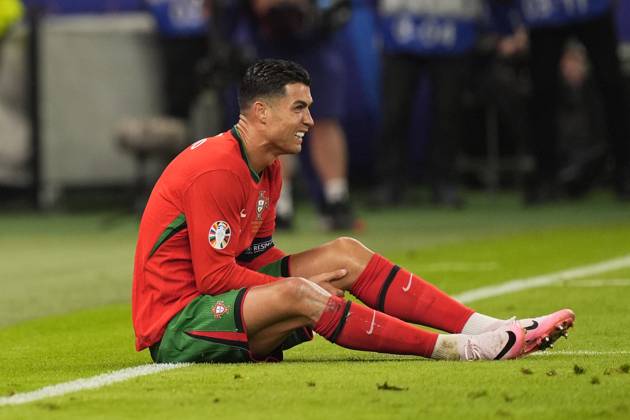 Portugal s Cristiano Ronaldo during a quarterfinal match between Portugal and France at the Euro 2024 soccer tournament in Hamburg, Germany - Friday July 5, 2024. - Soccer . Copyright: xFabioxFerrari LaPressex