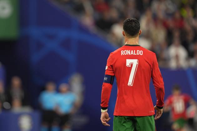 Portugal s Cristiano Ronaldo during a quarterfinal match between Portugal and France at the Euro 2024 soccer tournament in Hamburg, Germany - Friday July 5, 2024. - Soccer . Copyright: xFabioxFerrari LaPressex