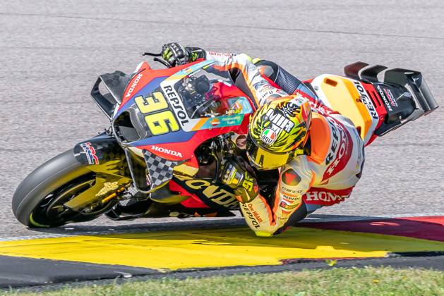 Hohenstein, Germany 05 07 July 2024 MotoGP Sachsenring Germany 2024 In the picture Joan Mir SPA Copyright: xFotostandx xNachtigallx