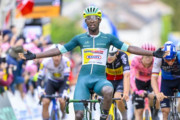 Cycling, Tour de France, 8th stage, stage winner Binaim Girmay