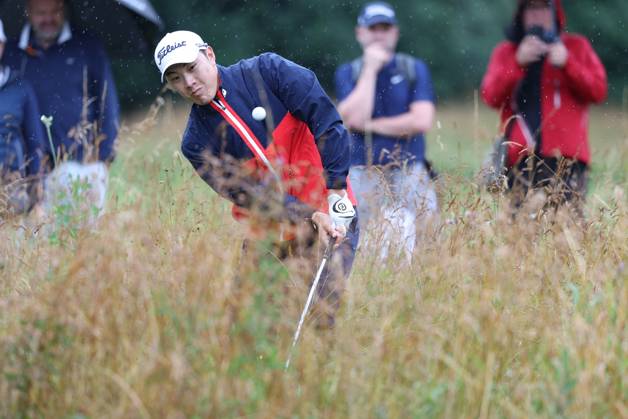 Jeong weon Ko FRA hits from the rough, BMW International Open 2024, Golf, DP World Tour, Men, Final, 07 07 2024 Moosinning Bavaria Germany Copyright: xkolbert-press ChristianxKolbertx