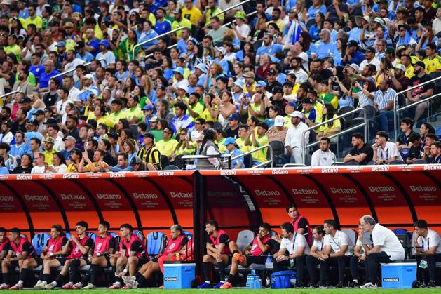 RECORD DATE NOT STATED Copa America USA 2024 Uruguay (4p) 0-0 (2p) Brazil - Quarter-final Marcelo Bielsa head coach of Uruguay during the 1st round match between Tigres UANL and Necaxa as part of the Torneo Apertura 2024 Liga MX at Universitario Stadium on July 06, 2024 in Monterrey, Nuevo Leon, Mexico. LAS VEGAS NEVADA UNITED STATES Copyright: xIsaacxOrtizx 20240706201402_CA_QF_2024_URU_BRA_BIELSA82