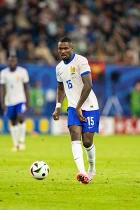 Portugal v France, UEFA EURO, EM, Europameisterschaft,Fussball 2024, Hamburg, Germany Hamburg, Germany. 05th, July 2024. Marcus Thuram (15) of France seen during the UEFA Euro 2024 quarter final match between Portugal and France at Volksparkstadion in Hamburg. Hamburg Germany Copyright: xGonzalesxPhoto FrederikkexJensenx