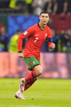 Portugal s Cristiano Ronaldo during a quarterfinal match between Portugal and France at the Euro 2024 soccer tournament in Hamburg, Germany - Friday Saturday July 6, 2024. - Soccer . Copyright: xFabioxFerrari LaPressex