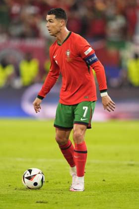 Portugal s Cristiano Ronaldo during a quarterfinal match between Portugal and France at the Euro 2024 soccer tournament in Hamburg, Germany - Friday Saturday July 6, 2024. - Soccer . Copyright: xFabioxFerrari LaPressex