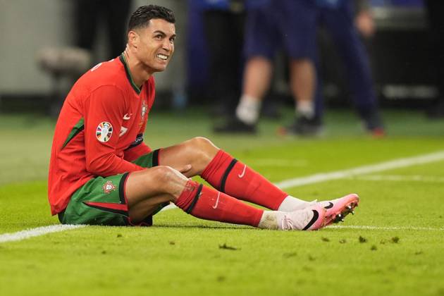 Portugal s Cristiano Ronaldo during a quarterfinal match between Portugal and France at the Euro 2024 soccer tournament in Hamburg, Germany - Friday Saturday July 6, 2024. - Soccer . Copyright: xFabioxFerrari LaPressex