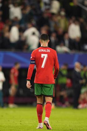 Portugal s Cristiano Ronaldo during a quarterfinal match between Portugal and France at the Euro 2024 soccer tournament in Hamburg, Germany - Friday Saturday July 6, 2024. - Soccer . Copyright: xFabioxFerrari LaPressex