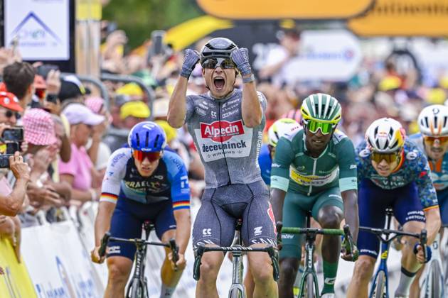 Cycling, Tour de France, Jasper Philipsen wins the 10th stage