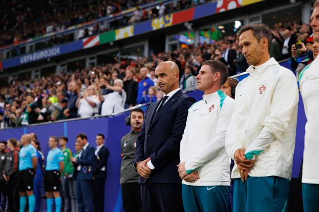 Roberto Martinez seen during UEFA EURO, EM, Europameisterschaft,Fussball 2024 game between national teams of Portugal and France at Volksparkstadium, Hamburg, Germany (Maciej Rogowski) Hamburg Volksparkstadium Germany Copyright: xMaciejxRogowskix portugaliafrancjafull-031