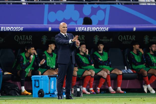 Roberto Martinez seen during UEFA EURO, EM, Europameisterschaft,Fussball 2024 game between national teams of Portugal and France at Volksparkstadium, Hamburg, Germany (Maciej Rogowski) Hamburg Volksparkstadium Germany Copyright: xMaciejxRogowskix portugaliafrancjafull-096