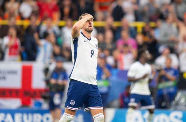 Football, Men, Season 2023 24, UEFA Euro EM 2024, Semi-final in Dortmund, Netherlands England, Harry Kane England , 10 07 2024, Copyright: xSebastianxRäppold MatthiasxKochx