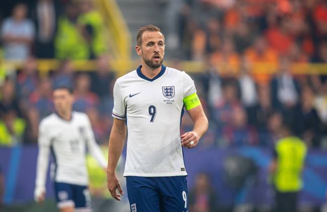 Football, Men, Season 2023 24, UEFA Euro EM 2024, Semi-final in Dortmund, Netherlands England, Harry Kane England , 10 07 2024, Copyright: xSebastianxRäppold MatthiasxKochx