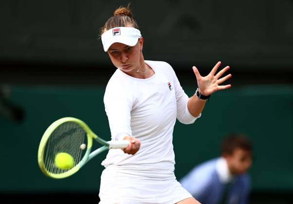 Tennis, Wimbledon, Tag 11, Barbora Krejcikova - Elena Rybakina