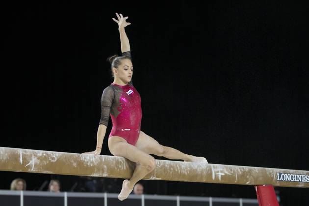 Artistic Gymnastics World Championships OCT 1 October 1, 2017: Gymnast Larisa Iordache (ROU) at podium training, during the 47th FIG Artistic Gymnastics World Championships in Montreal, Canada. Iordache suffered an achilles tear just before the start of competition and had to withdraw. Melissa J. Perenson CSM Montreal California Canada EDITORIAL USE ONLY Copyright: xx ZUMA-20171001_zaf_c04_314.jpg MelissaxJ.xPerensonx csmphototwo295106
