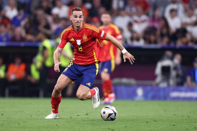 Spain - France Fabian Ruiz of Spain in action during the UEFA EURO, EM, Europameisterschaft,Fussball 2024 semi-final football match between Spain and France at Munich Football Arena on July 9, 2024 in Munich, Germany . Munich Munich Football Arena Germany Copyright: xMarcoxCanonierox