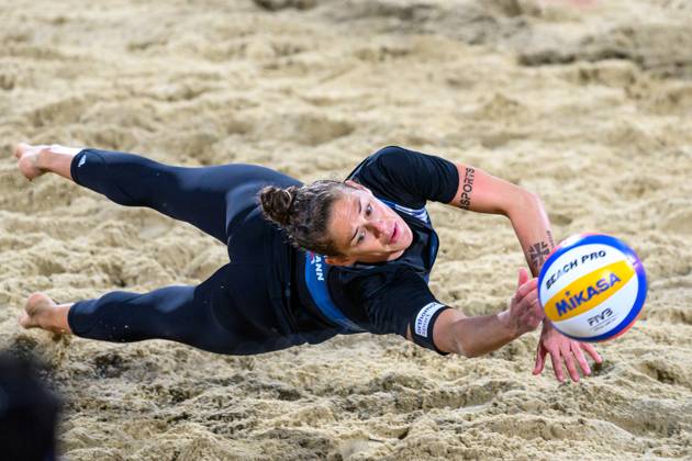 Beach Pro Tour Elite 16 Vienna, 12 07 2024, Vienna Cinja Tillmann GER Beach Pro Tour Elite 16 Vienna, Vienna on 12 07 2024 Copyright: xBEAUTIFULxSPORTS PeterxWeberx