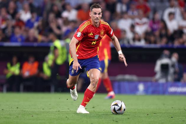 Spain - France Fabian Ruiz of Spain in action during the UEFA EURO, EM, Europameisterschaft,Fussball 2024 semi-final match between Spain and France at Munich Football Arena on July 9, 2024 in Munich, Germany . Munich Munich Football Arena Germany Copyright: xMarcoxCanonierox