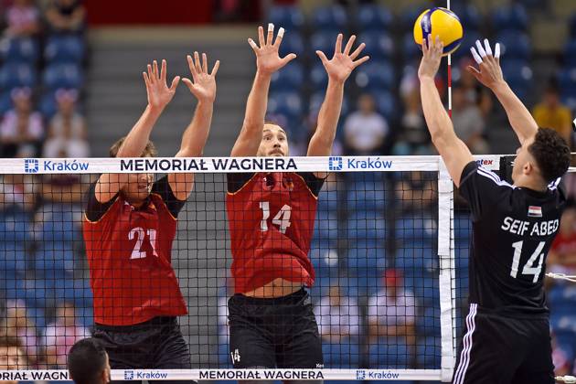 Volleyball, Hubert Wagner Memorial Tournament, Germany - Egypt