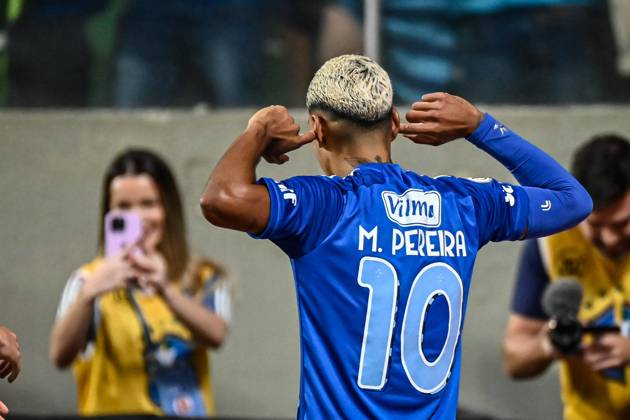 CRUZEIRO X BRAGANTINO - CAMPEONATO BRASILEIRO 2024 BELO HORIZONTE (MG), 07 13 2024 - Football Brasileirao Cruzeiro x Bragantino - Matheus Pereira goal in the match between Cruzeiro x Bragantino in a game valid for the seventeenth round of the Brasileirao held at Indepedencia, Belo Horizonte, this Saturday afternoon ( 13). IMAGO Gustavo Rzbelo Minas Gerais Brasil Copyright: xGUSTAVOxRABELOx