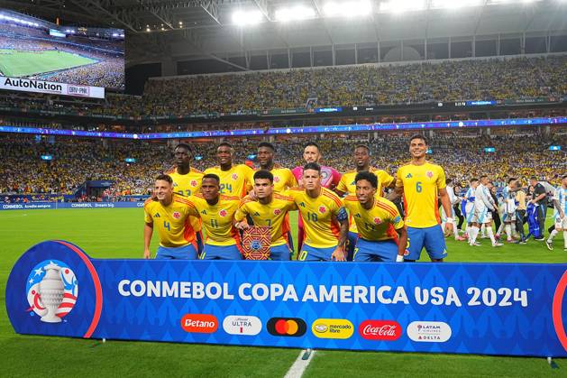 RECORD DATE NOT STATED Copa America USA 2024 Argentina vs Colombia - Final Colombia team group, Mannschaftsbild, Totale during Final match between Argentina and Colombia as part of CONMEBOL Copa America USA 2024 at Hard Rock Stadium on July 14, 2024 in Miami Gardens, Florida, United States. MIAMI GARDENS FLORIDA UNITED STATES  Copyright: xAdrianxMaciasx 20240714202606_CA_2024_F_ARG_COL_COLOMBIA117