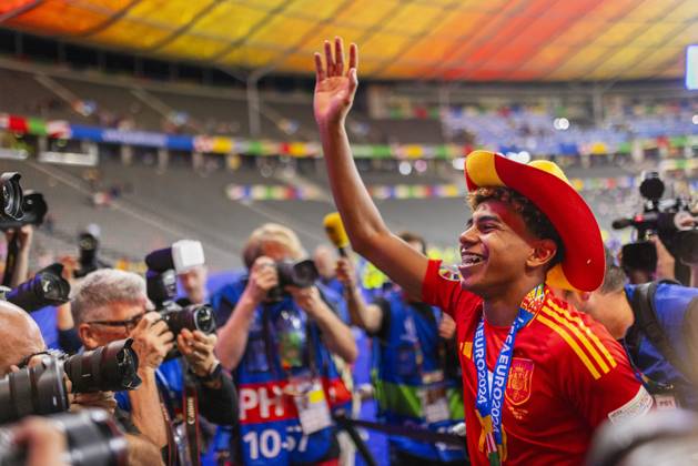 Berlin, Germany 14th Jul 2024 Lamine Yamal ESP Spain England Spain England 14 07 2024