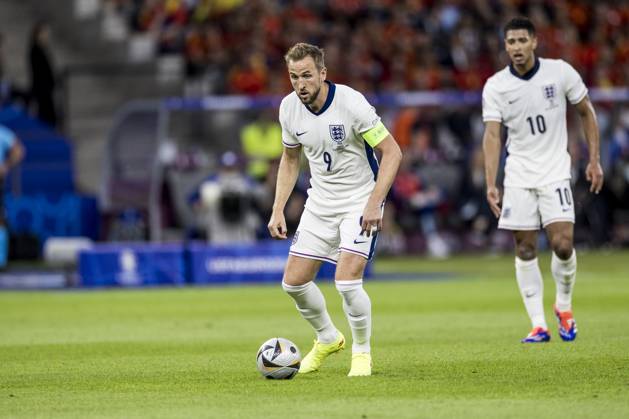 Spain v England, UEFA EURO, EM, Europameisterschaft,Fussball 2024 final, Berlin, Germany Berlin, Germany. 14th, July 2024. Harry Kane (9) of England seen during the UEFA Euro 2024 final between Spain and England at Olympiastadion in Berlin. Berlin Germany Copyright: xGonzalesxPhoto LassexLagonix