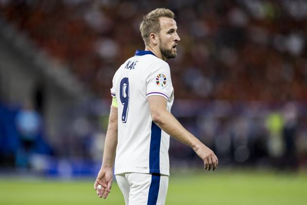 Spain v England, UEFA EURO, EM, Europameisterschaft,Fussball 2024 final, Berlin, Germany Berlin, Germany. 14th, July 2024. Harry Kane (9) of England seen during the UEFA Euro 2024 final between Spain and England at Olympiastadion in Berlin. Berlin Germany Copyright: xGonzalesxPhoto LassexLagonix