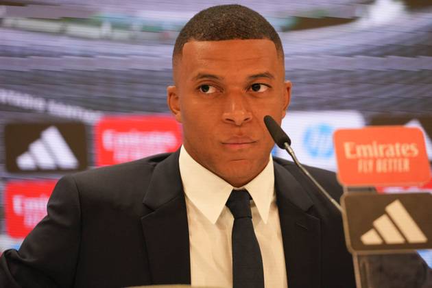Presentation Kylian Mbappe In Real Madrid - Spain Kylian Mbappé during his presentation as a new player of Real Madrid CF at Santiago Bernabeu stadium in Madrid, Spain, on July 16, 2024. Photo by Laurent Lairys ABACAPRESS.COM Madrid Spain Copyright: xLairysxLaurent ABACAx