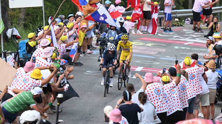 20-07-2024 Tour De France; Tappa 20 Nice - Col De La Couillole; 2024, Uae Team Emirates; 2024, Visma - Lease A Bike; Pogacar, Tadej; Vingegaard, Jonas; Col De La Couillole;