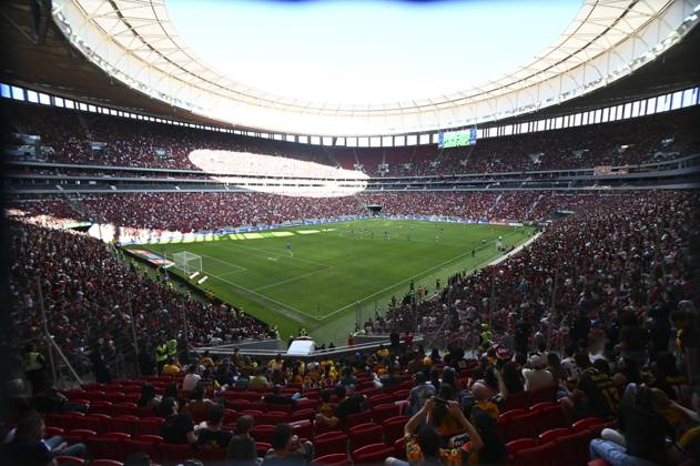 Flamengo e Criciúma campeonato Brasileiro BRASÍLIA, DF - 20.07.2024: FLAMENGO E CRICIÚMA CAMPEONATO BRASILEIRO - Photo, general view of the Mané Garrincha stadium. This Saturday (20) Flamengo and Criciúma compete in the 18th round of the Brazilian championship at the Mané Garrincha stadium in Brasília. (Photo: Ton Molina Fotoarena) x2577334x TonxMolina