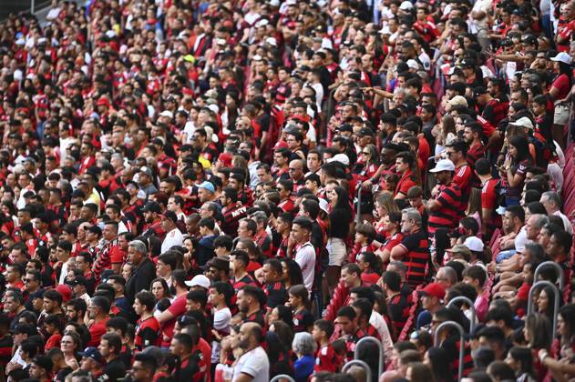 Flamengo e Criciúma campeonato Brasileiro BRASÍLIA, DF - 20.07.2024: FLAMENGO E CRICIÚMA CAMPEONATO BRASILEIRO - Photo, Flamengo fans. This Saturday (20) Flamengo and Criciúma compete in the 18th round of the Brazilian championship at the Mané Garrincha stadium in Brasília. (Photo: Ton Molina Fotoarena) x2577335x TonxMolina