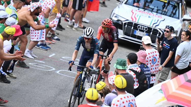 20-07-2024 Tour De France; Tappa 20 Nice - Col De La Couillole; 2024, Visma - Lease A Bike; 2024, Ineos Grenadiers; Kelderman, Wilko; De Plus, Laurens; Col De La Couillole;