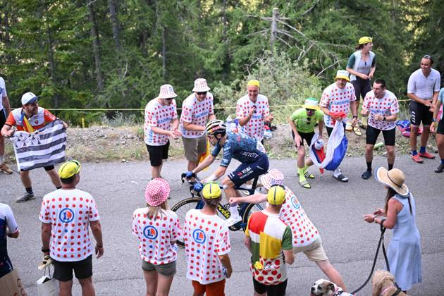 20-07-2024 Tour De France; Tappa 20 Nice - Col De La Couillole; 2024, Visma - Lease A Bike; Van Aert, Wout; Col De La Couillole;