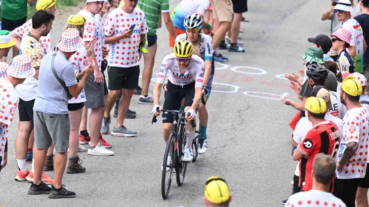 20-07-2024 Tour De France; Tappa 20 Nice - Col De La Couillole; 2024, Uae Team Emirates; 2024, Bahrain Victorious; Wellens, Tim; Haig, Jack; Col De La Couillole;