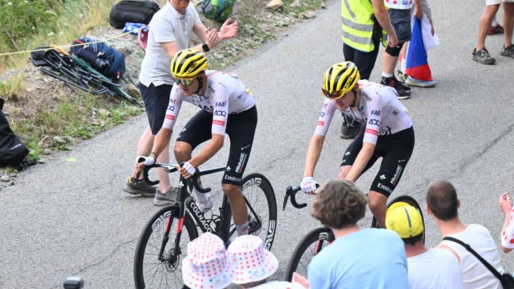20-07-2024 Tour De France; Tappa 20 Nice - Col De La Couillole; 2024, Uae Team Emirates; Soler, Marc; Sivakov, Pavel; Col De La Couillole;
