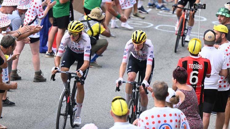 20-07-2024 Tour De France; Tappa 20 Nice - Col De La Couillole; 2024, Uae Team Emirates; Soler, Marc; Sivakov, Pavel; Col De La Couillole;