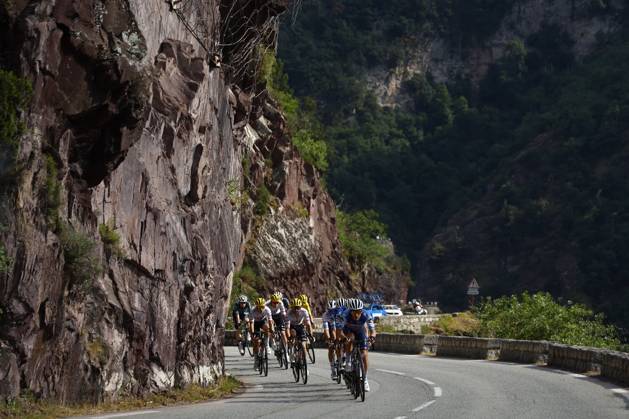 Tour de France 2024 - Stage 20 COL DE LA COUILLOLE, FRANCE - JULY 20 : illustration picture of the riders during stage 20 of the 111th edition of the Tour de France 2024 cycling race, a stage of 132,8 kms with start in Nice and finish in Col de la Couillole on July 20, 2024 in Col de la Couillole, France, 20 07 2024 Col de la Couillole France Copyright: xJanxDexMeuleneirx