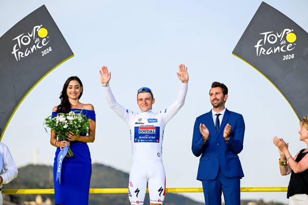 Cycling, Tour de France, Remco Evenepoel winner of the young talent competition
