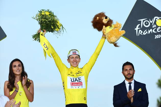 Cycling, Tour de France, Tadej Pogacar winner of the overall standings
