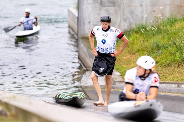 OLYMPICS - Olympic Summer Games 2024 PARIS,FRANCE,23.JUL.24 - OLYMPICS, CANOE - Olympic Summer Games Paris 2024, preview, training. Image shows Corinna Kuhnle (AUT).  GEPAxpictures xMaticxKlansek