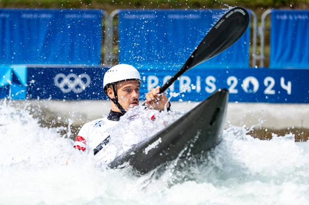 OLYMPICS - Olympic Summer Games 2024 PARIS,FRANCE,23.JUL.24 - OLYMPICS, CANOE - Olympic Summer Games Paris 2024, preview, training. Image shows Felix Oschmautz (AUT).  GEPAxpictures xMaticxKlansek