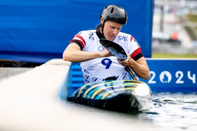 OLYMPICS - Olympic Summer Games 2024 PARIS,FRANCE,23.JUL.24 - OLYMPICS, CANOE - Olympic Summer Games Paris 2024, preview, training. Image shows Corinna Kuhnle (AUT).  GEPAxpictures xMaticxKlansek