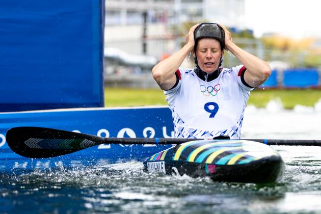 OLYMPICS - Olympic Summer Games 2024 PARIS,FRANCE,23.JUL.24 - OLYMPICS, CANOE - Olympic Summer Games Paris 2024, preview, training. Image shows Corinna Kuhnle (AUT).  GEPAxpictures xMaticxKlansek