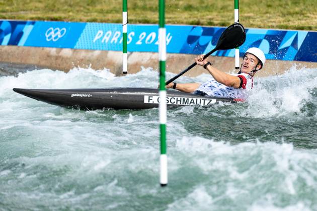 OLYMPICS - Olympic Summer Games 2024 PARIS,FRANCE,23.JUL.24 - OLYMPICS, CANOE - Olympic Summer Games Paris 2024, preview, training. Image shows Felix Oschmautz (AUT).  GEPAxpictures xMaticxKlansek