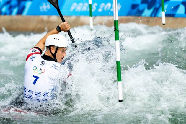 OLYMPICS - Olympic Summer Games 2024 PARIS,FRANCE,23.JUL.24 - OLYMPICS, CANOE - Olympic Summer Games Paris 2024, preview, training. Image shows Felix Oschmautz (AUT).  GEPAxpictures xMaticxKlansek